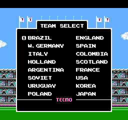 Tecmo World Cup Soccer screenshot 4 for Famicom
